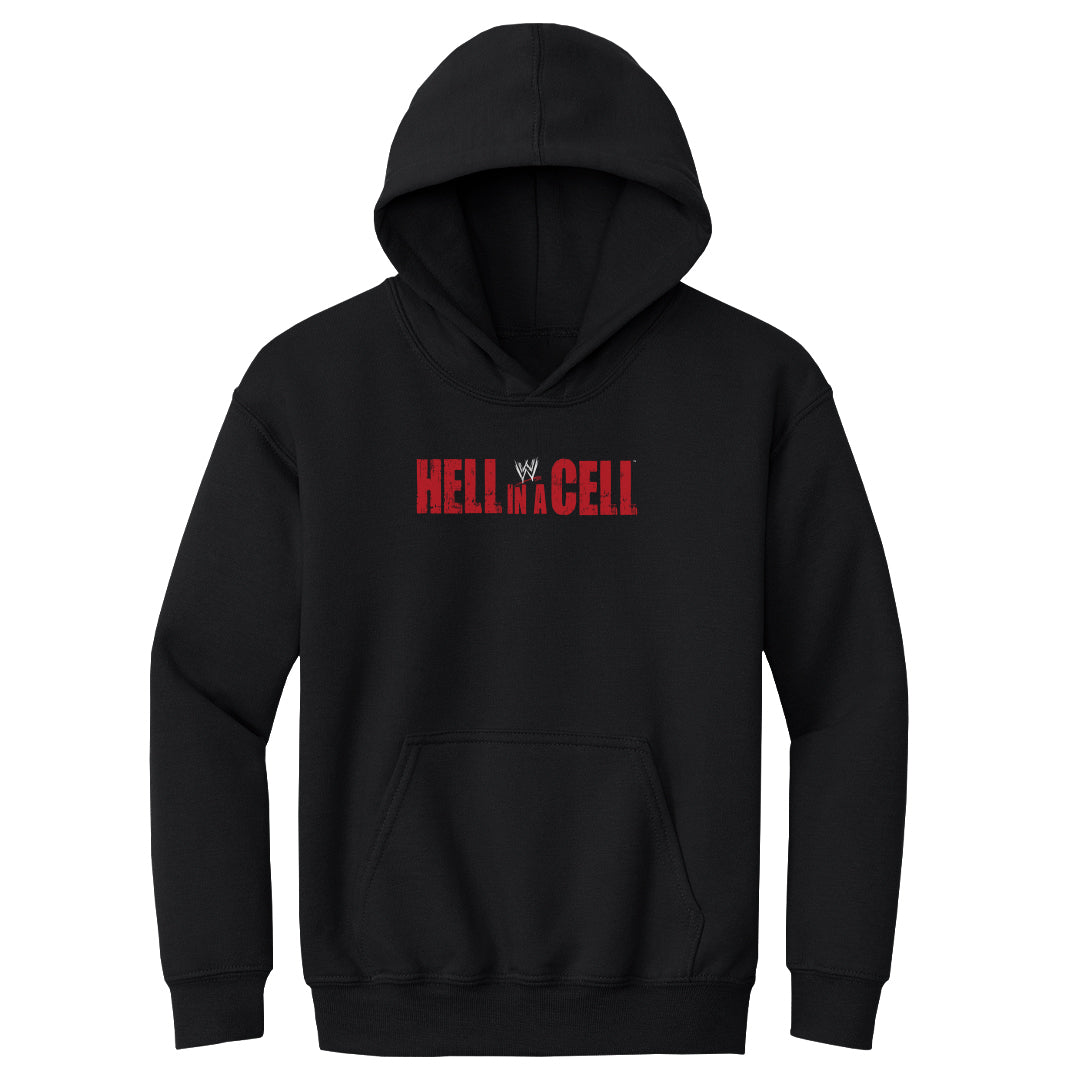 Hell In A Cell Kids Youth Hoodie | 500 LEVEL
