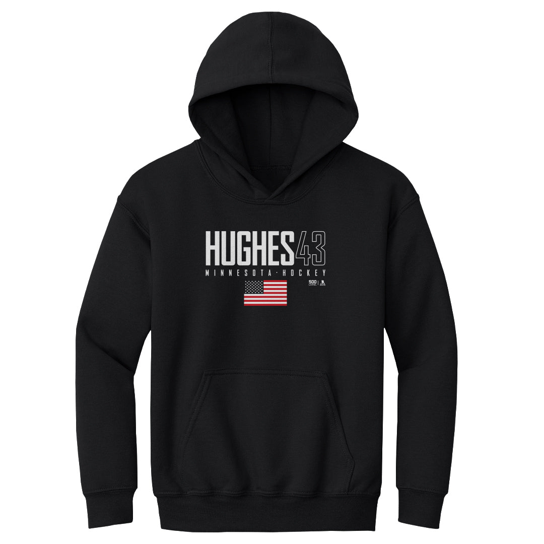 Quinn Hughes Kids Youth Hoodie | 500 LEVEL