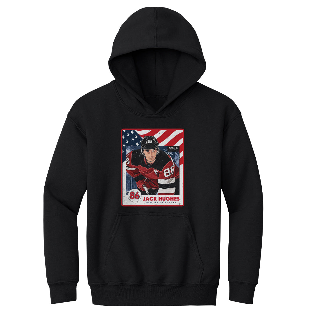 Jack Hughes Kids Youth Hoodie | 500 LEVEL