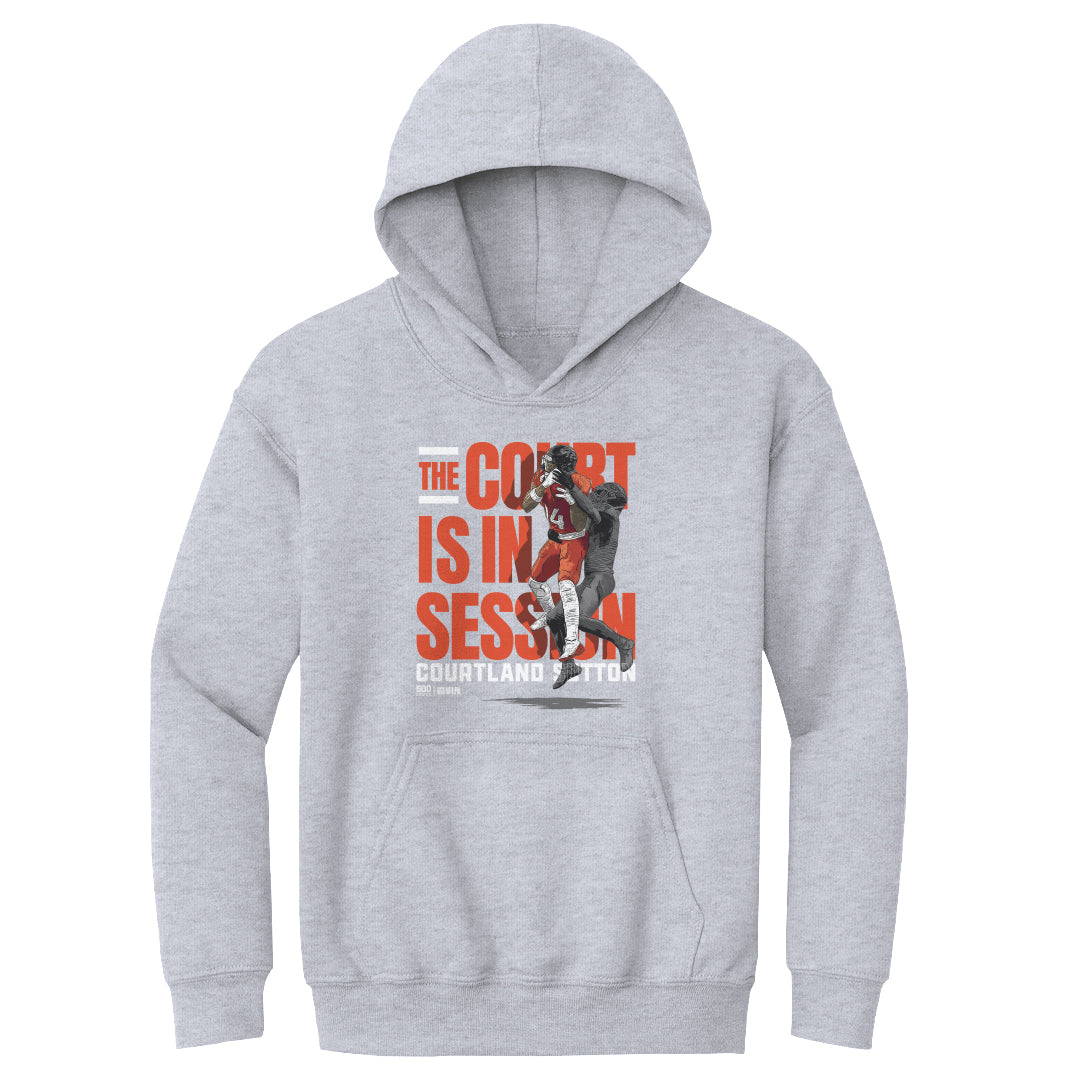 Courtland Sutton Kids Youth Hoodie | 500 LEVEL