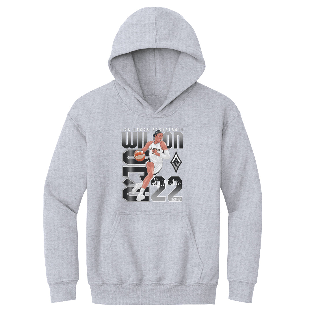 A'ja Wilson Kids Youth Hoodie | 500 LEVEL