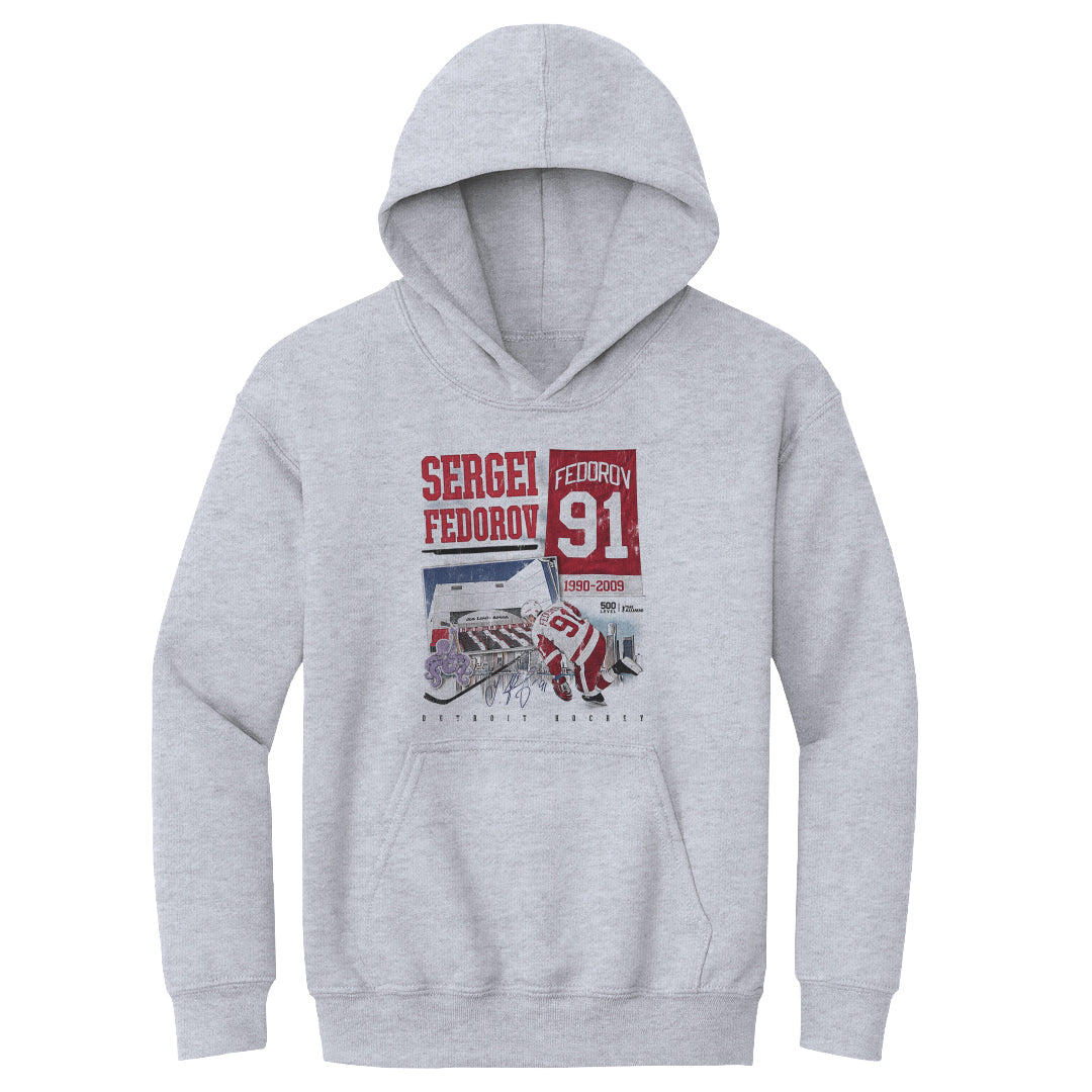 Sergei Fedorov Kids Youth Hoodie | 500 LEVEL