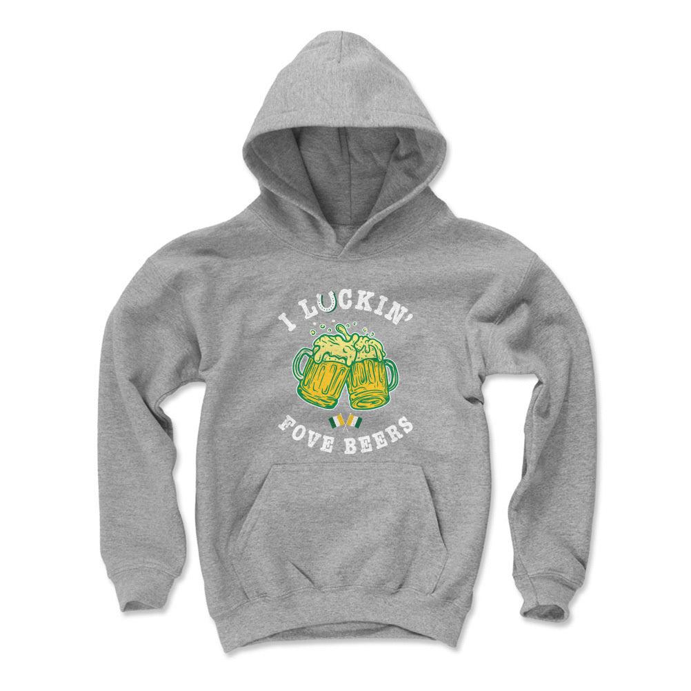 St. Patrick's Day Kids Youth Hoodie | 500 LEVEL