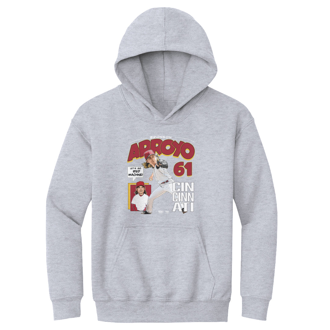Bronson Arroyo Kids Youth Hoodie | 500 LEVEL