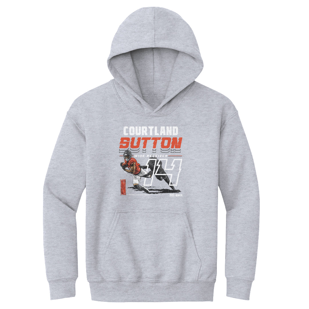Courtland Sutton Kids Youth Hoodie | 500 LEVEL
