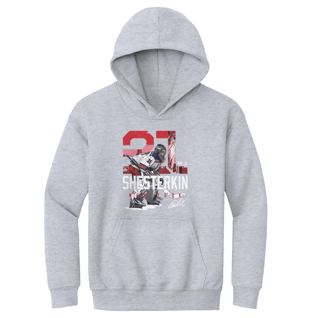 Igor Shesterkin Kids Youth Hoodie | 500 LEVEL