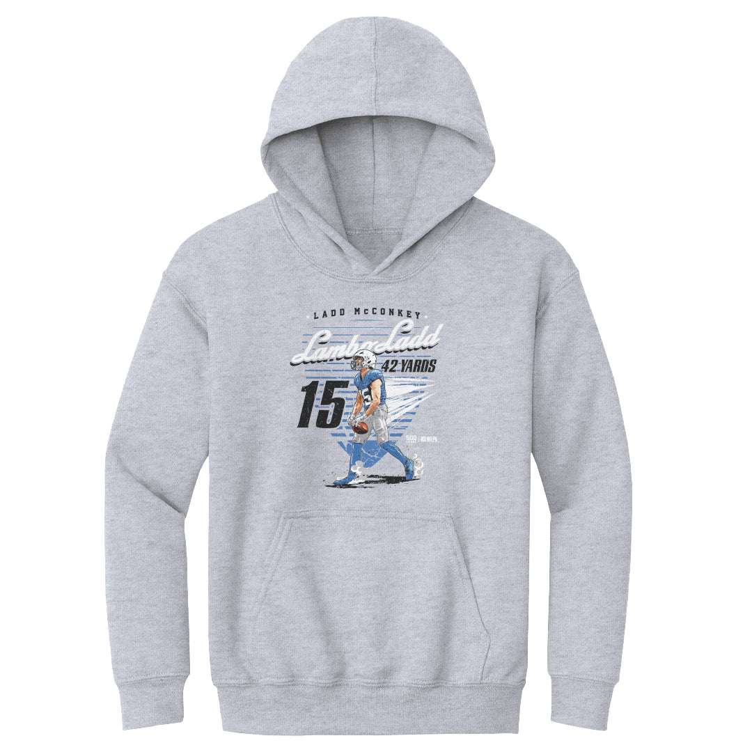 Ladd McConkey Kids Youth Hoodie | 500 LEVEL