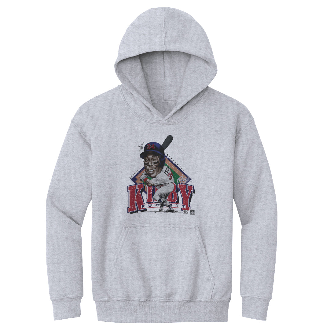 Kirby Puckett Kids Youth Hoodie | 500 LEVEL