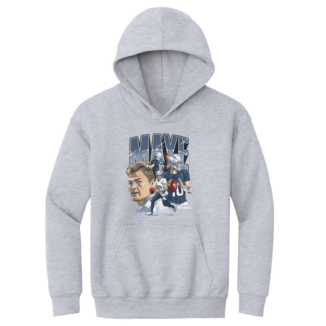 Drake Maye Kids Youth Hoodie | 500 LEVEL