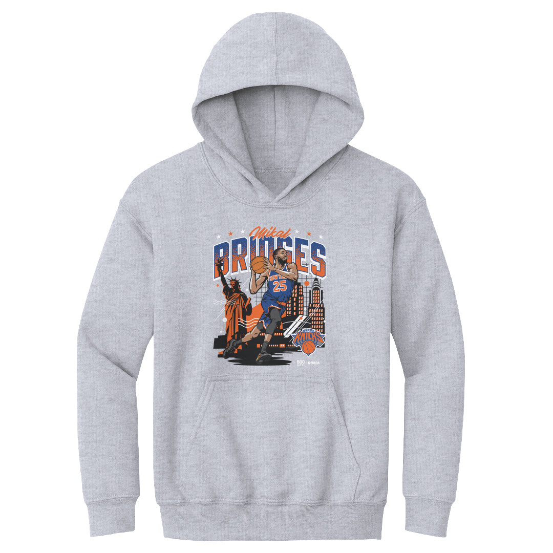 Mikal Bridges Kids Youth Hoodie | 500 LEVEL