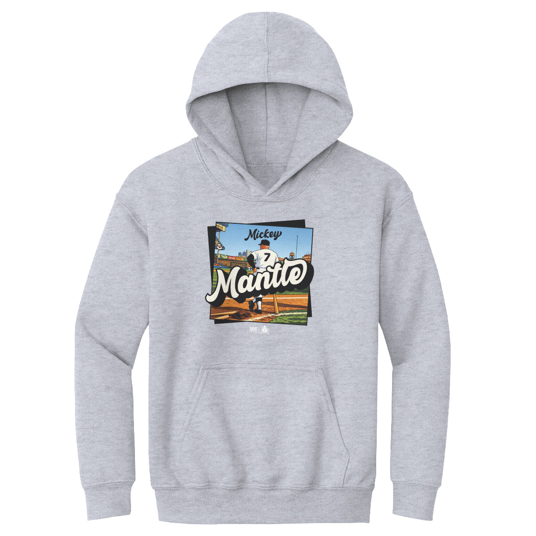 Mickey Mantle Kids Youth Hoodie | 500 LEVEL