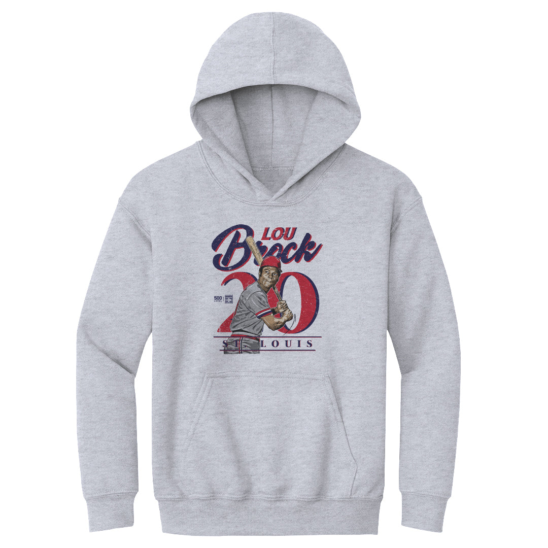 Lou Brock Kids Youth Hoodie | 500 LEVEL
