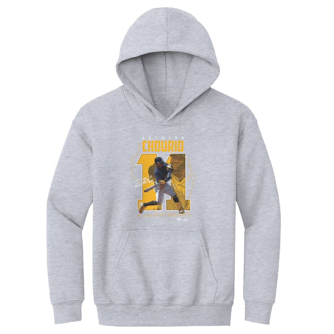Jackson Chourio Kids Youth Hoodie | 500 LEVEL
