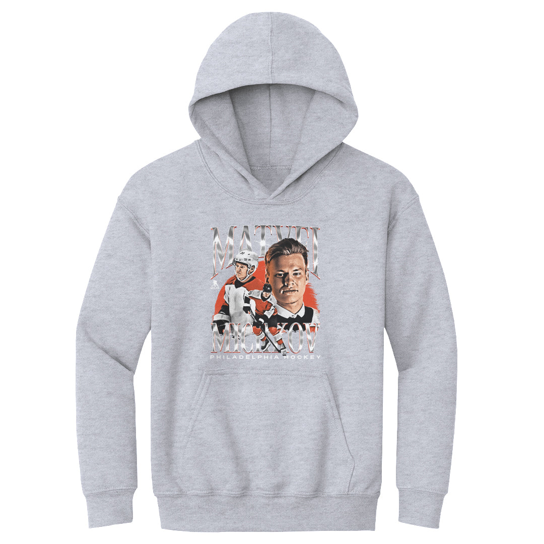 Matvei Michkov Kids Youth Hoodie | 500 LEVEL