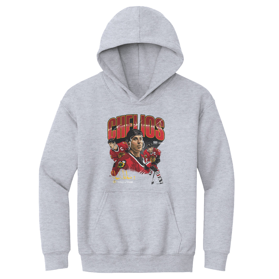 Chris Chelios Kids Youth Hoodie | 500 LEVEL
