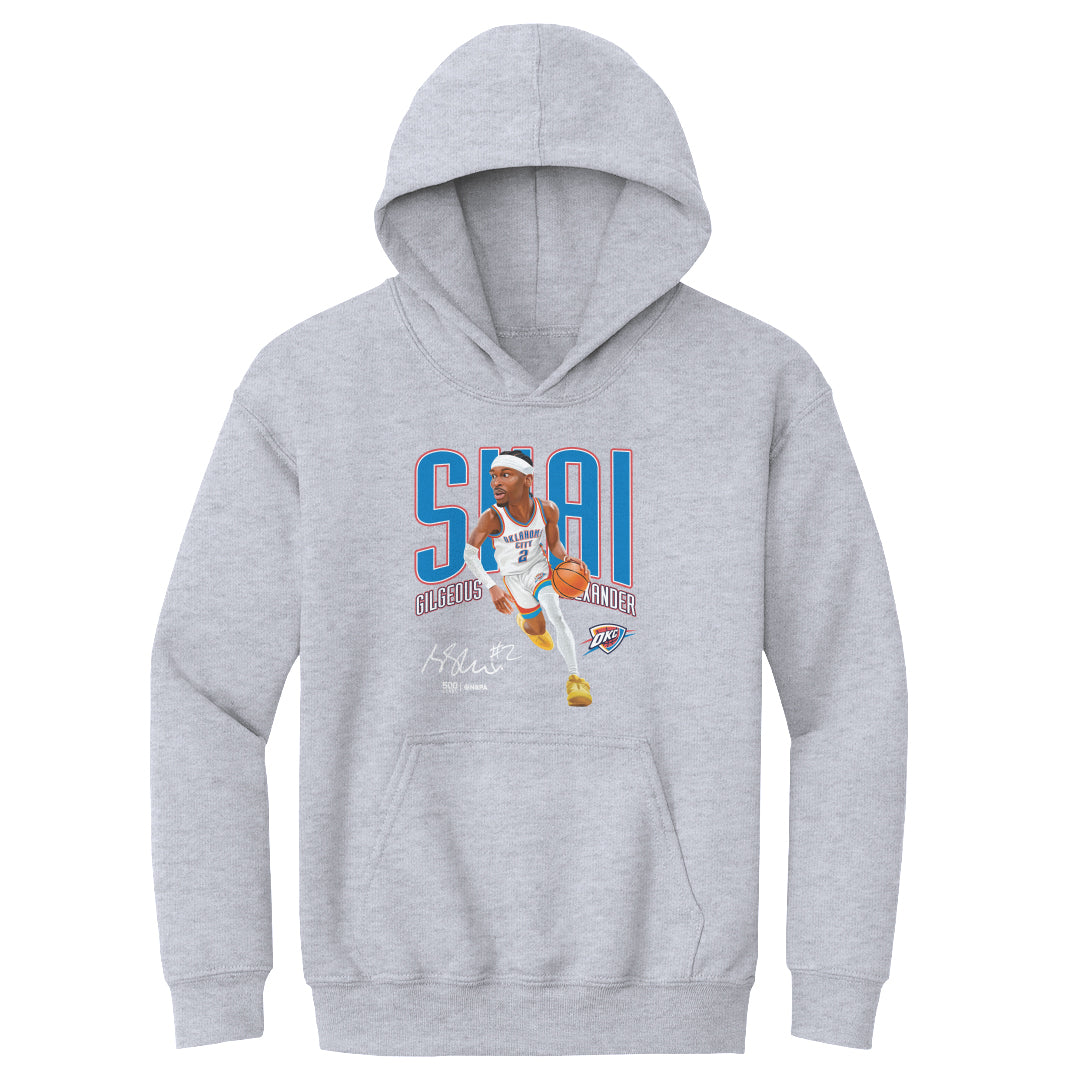 Shai Gilgeous-Alexander Kids Youth Hoodie | 500 LEVEL