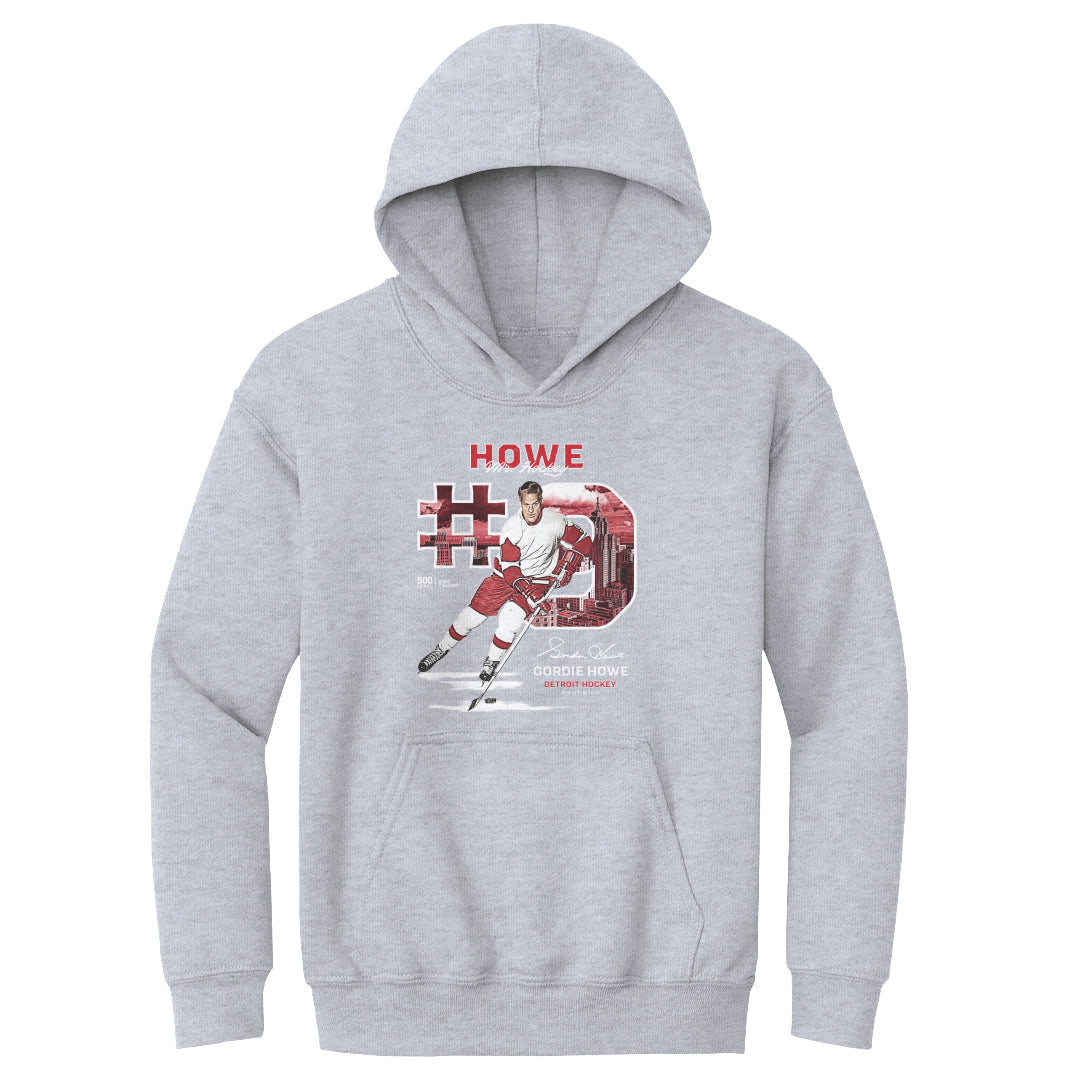 Gordie Howe Kids Youth Hoodie | 500 LEVEL