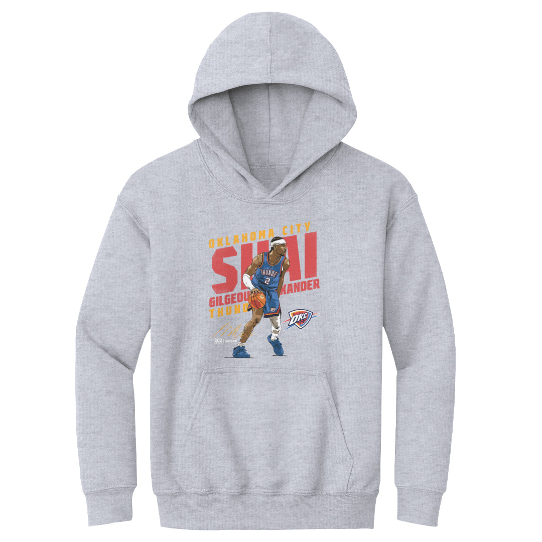 Shai Gilgeous-Alexander Kids Youth Hoodie | 500 LEVEL