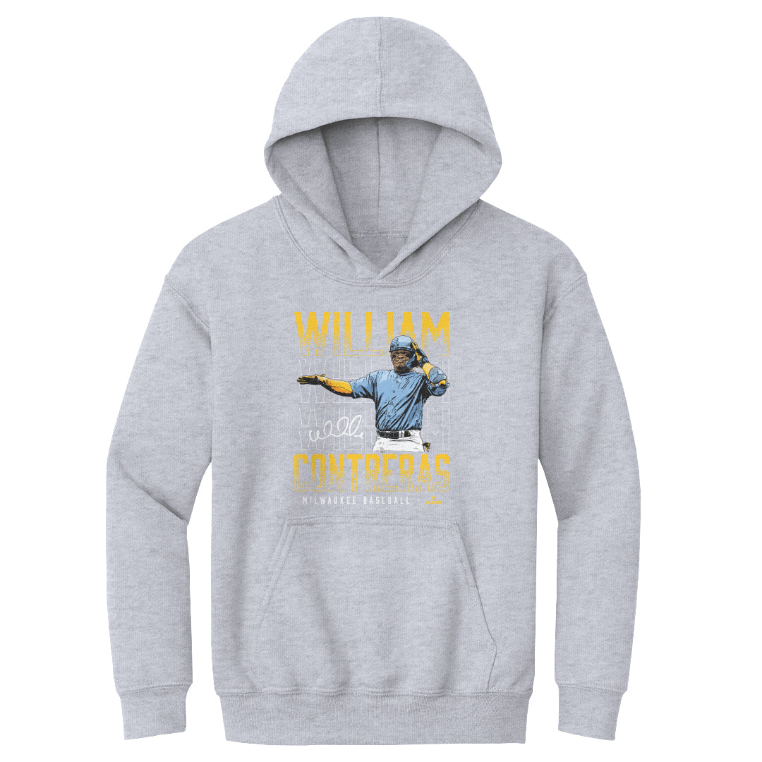 William Contreras Kids Youth Hoodie | 500 LEVEL