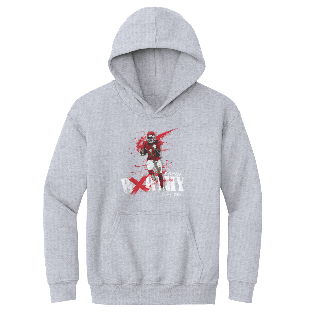 Xavier Worthy Kids Youth Hoodie | 500 LEVEL