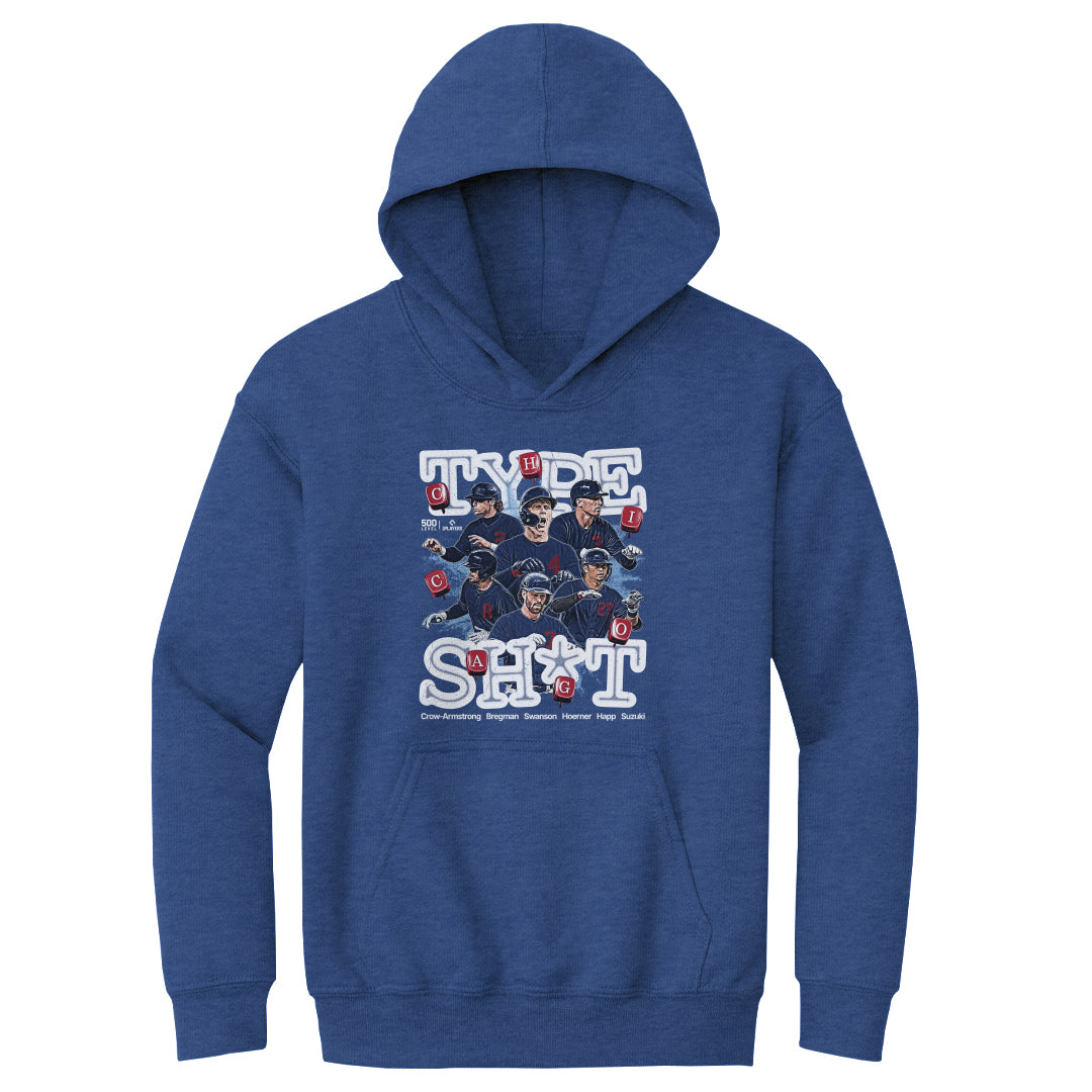 Chicago C Baseball Kids Youth Hoodie | 500 LEVEL