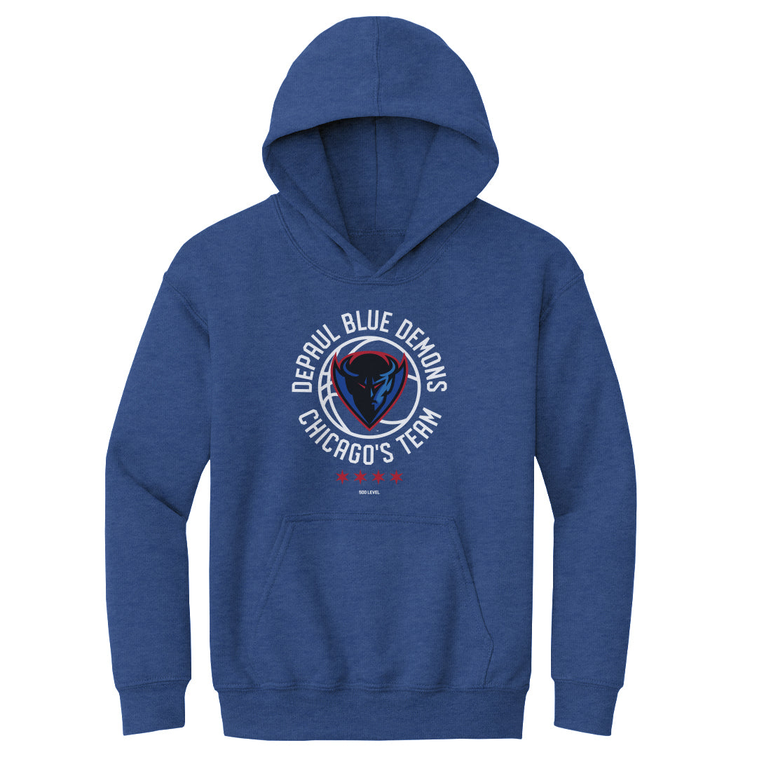 DePaul Blue Demons Kids Youth Hoodie | 500 LEVEL