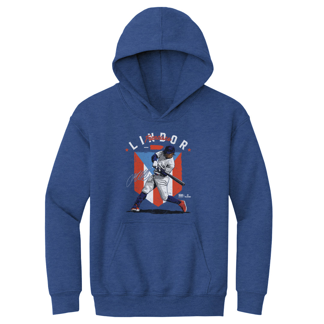 Francisco Lindor Kids Youth Hoodie | 500 LEVEL