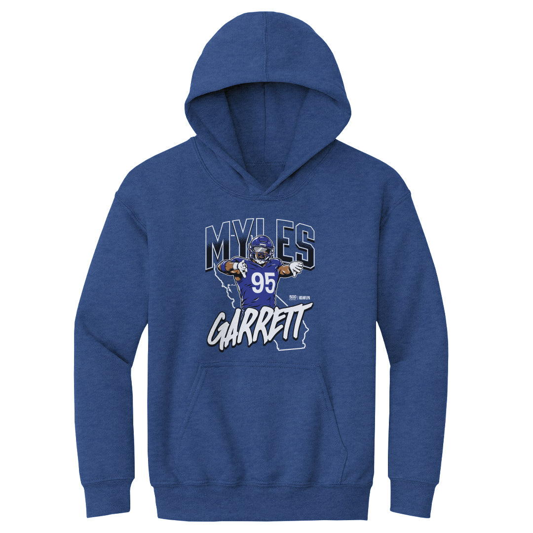 Myles Garrett Kids Youth Hoodie | 500 LEVEL