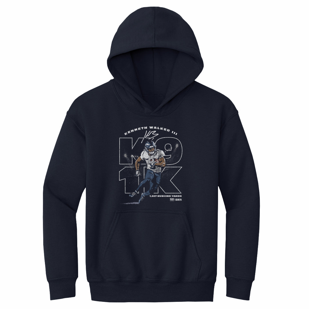 Kenneth Walker III Kids Youth Hoodie | 500 LEVEL