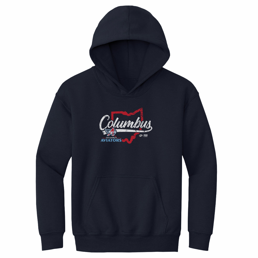 Columbus Aviators Kids Youth Hoodie | 500 LEVEL