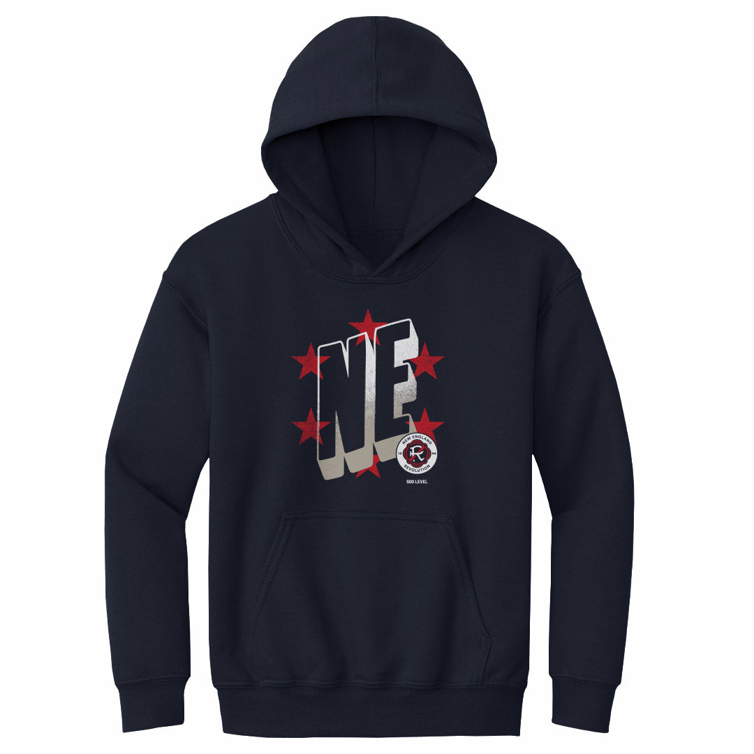 New England Revolution Kids Youth Hoodie | 500 LEVEL