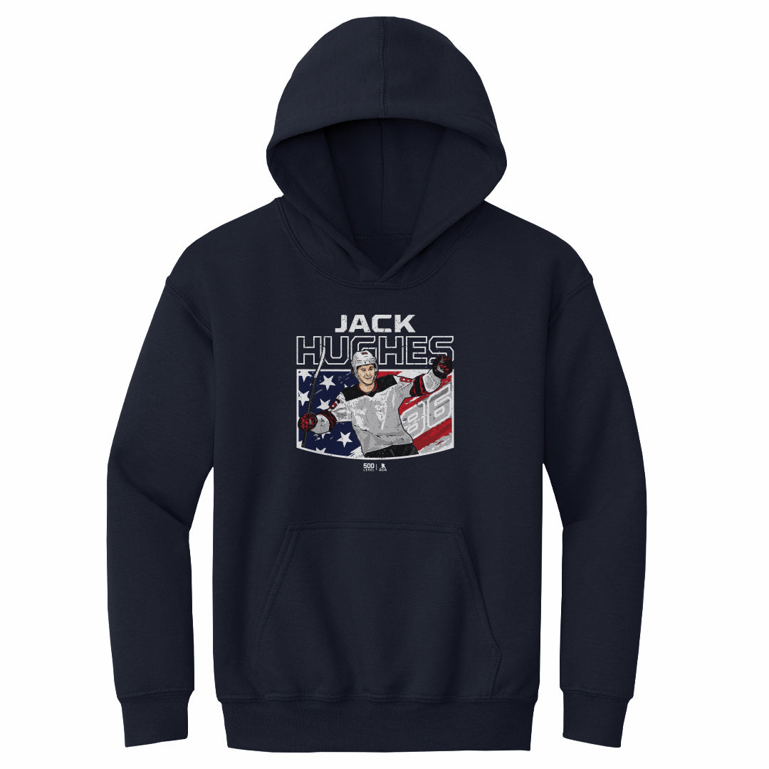 Jack Hughes Kids Youth Hoodie | 500 LEVEL