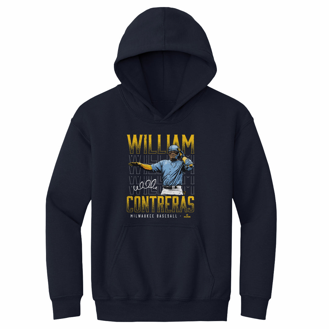 William Contreras Kids Youth Hoodie | 500 LEVEL