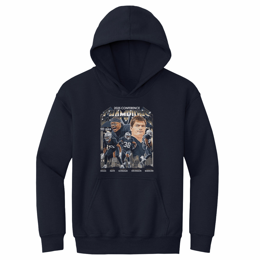 New England Football Kids Youth Hoodie | 500 LEVEL