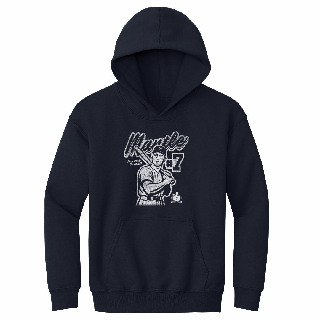 Mickey Mantle Kids Youth Hoodie | 500 LEVEL