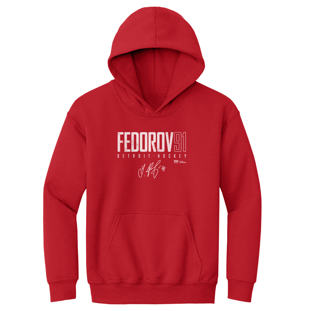 Sergei Fedorov Kids Youth Hoodie | 500 LEVEL