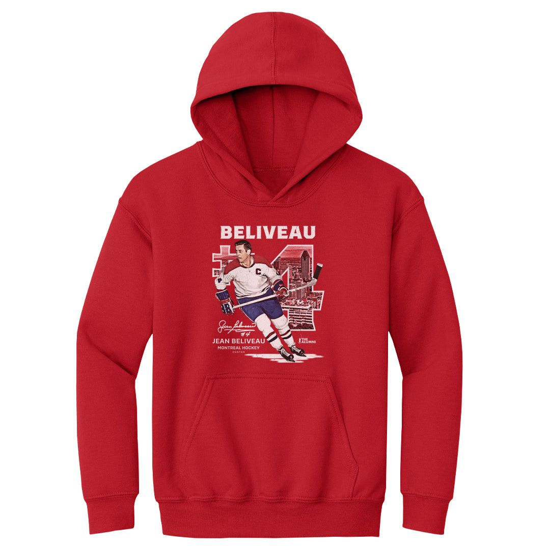 Jean Beliveau Kids Youth Hoodie | 500 LEVEL