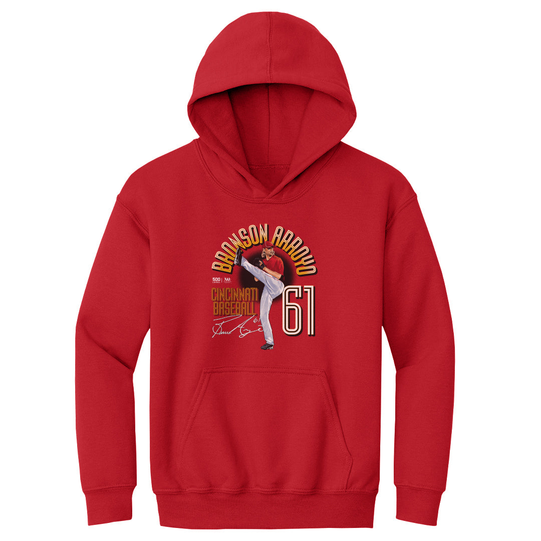 Bronson Arroyo Kids Youth Hoodie | 500 LEVEL