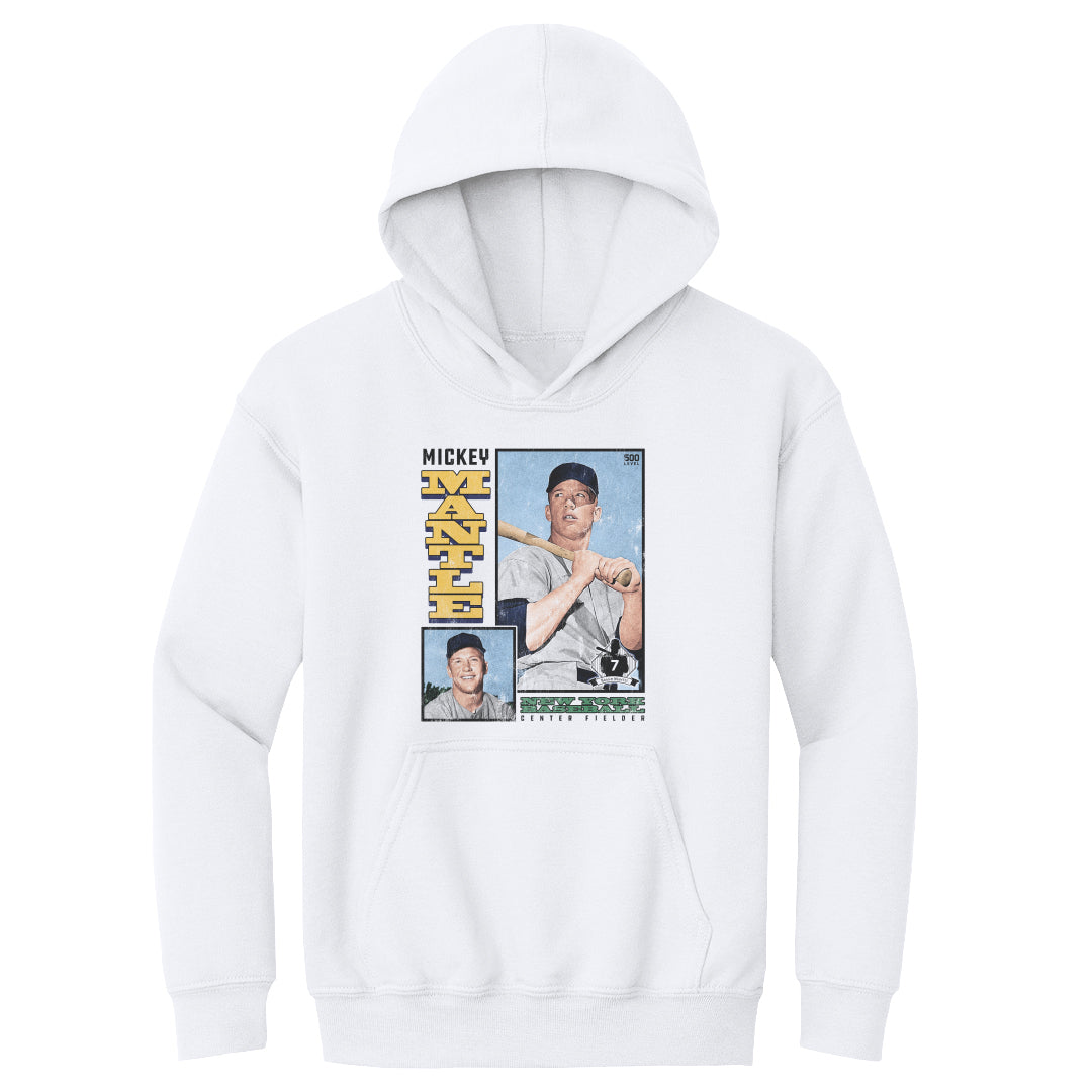 Mickey Mantle Kids Youth Hoodie | 500 LEVEL