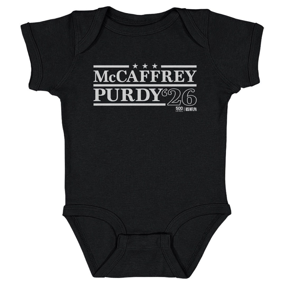 Christian McCaffrey Kids Baby Onesie | 500 LEVEL
