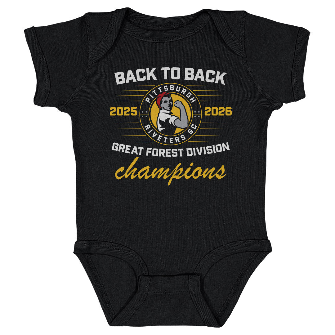 Pittsburgh Riveters SC Kids Baby Onesie | 500 LEVEL