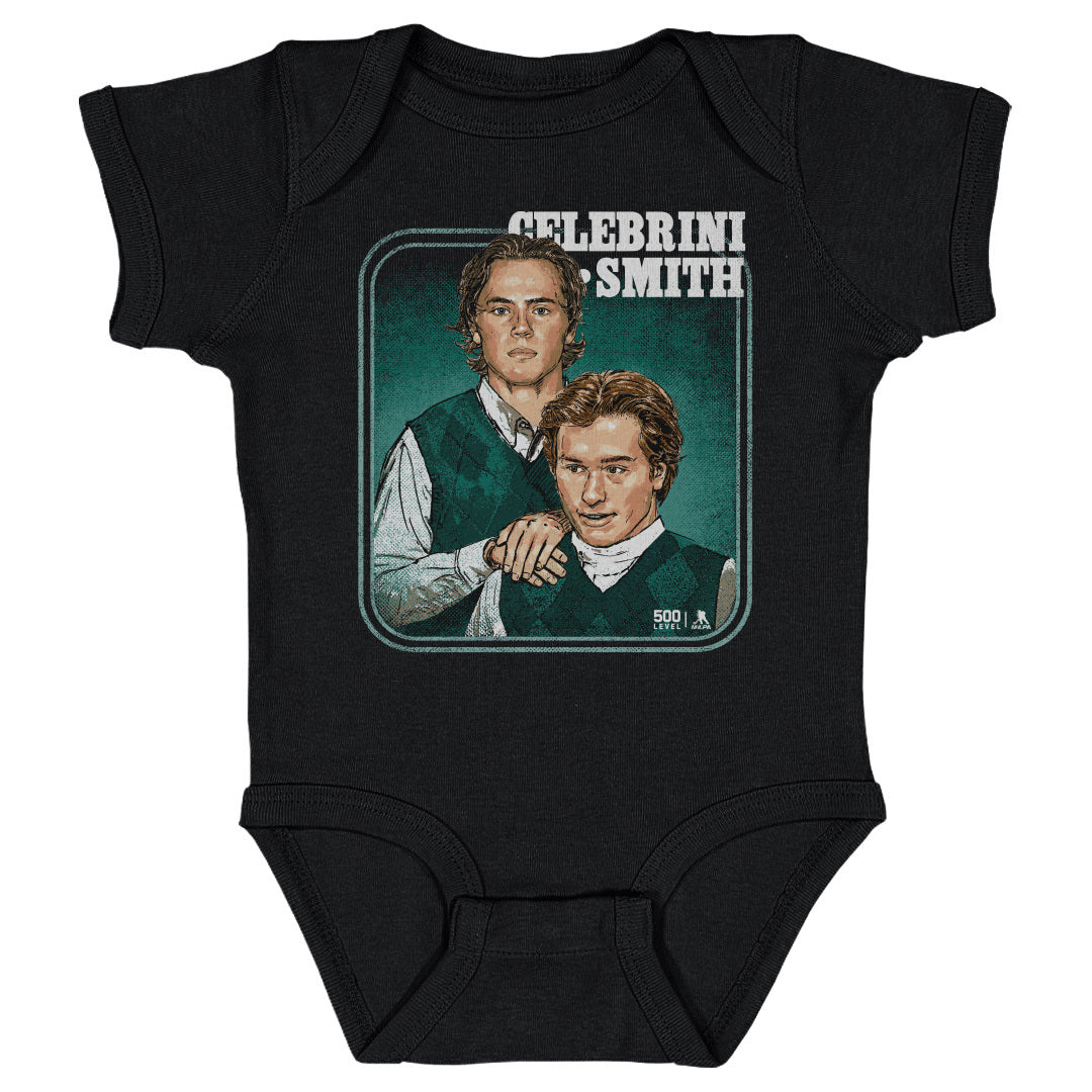 Macklin Celebrini Kids Baby Onesie | 500 LEVEL
