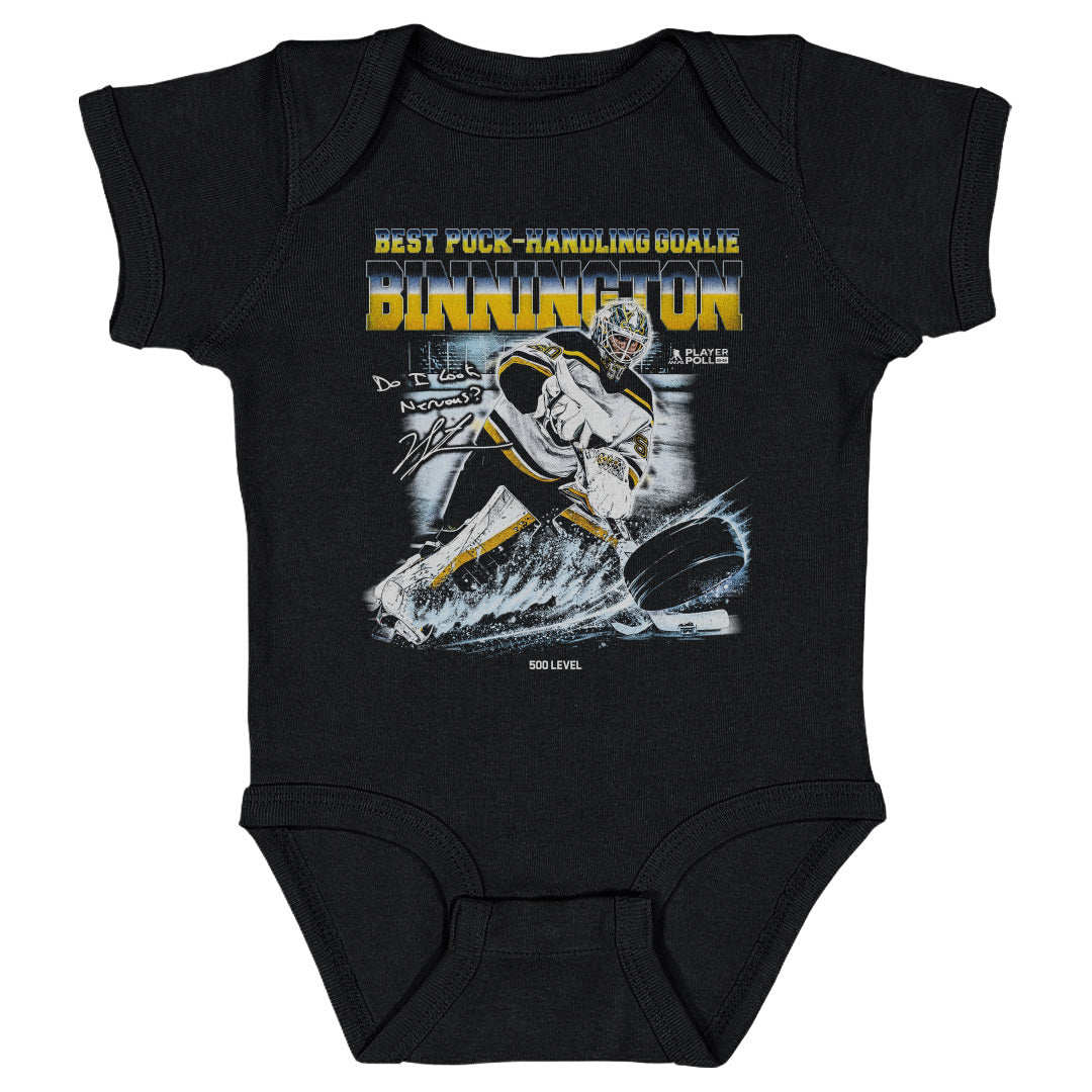 Jordan Binnington Kids Baby Onesie | 500 LEVEL
