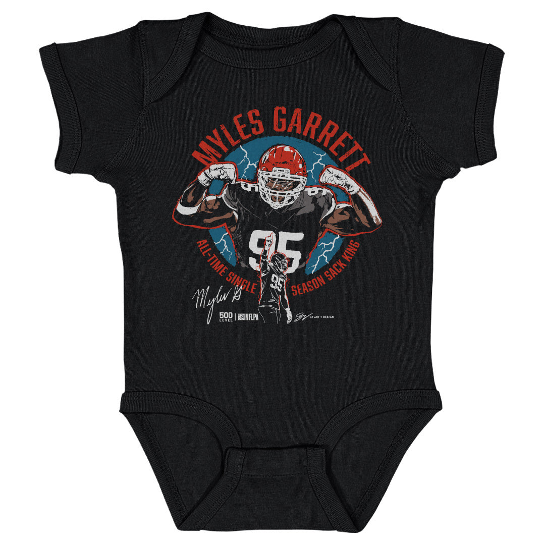Myles Garrett Kids Baby Onesie | 500 LEVEL