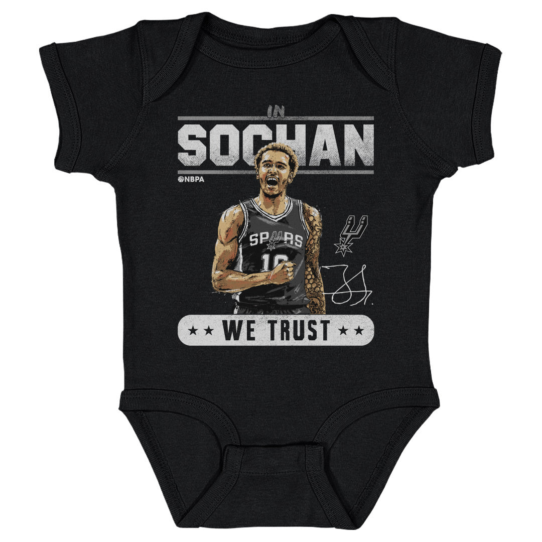 Jeremy Sochan Kids Baby Onesie | 500 LEVEL