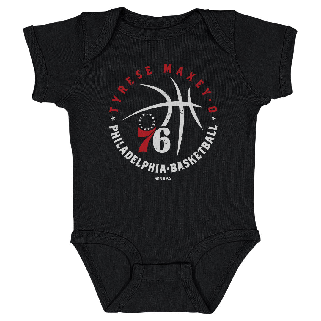 Tyrese Maxey Kids Baby Onesie | 500 LEVEL