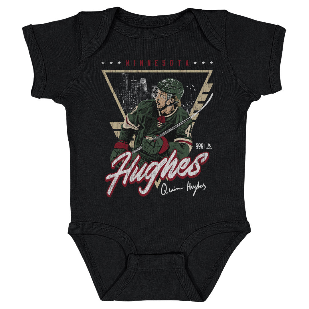 Quinn Hughes Kids Baby Onesie | 500 LEVEL