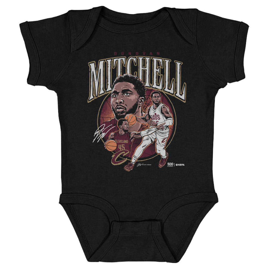Donovan Mitchell Kids Baby Onesie | 500 LEVEL