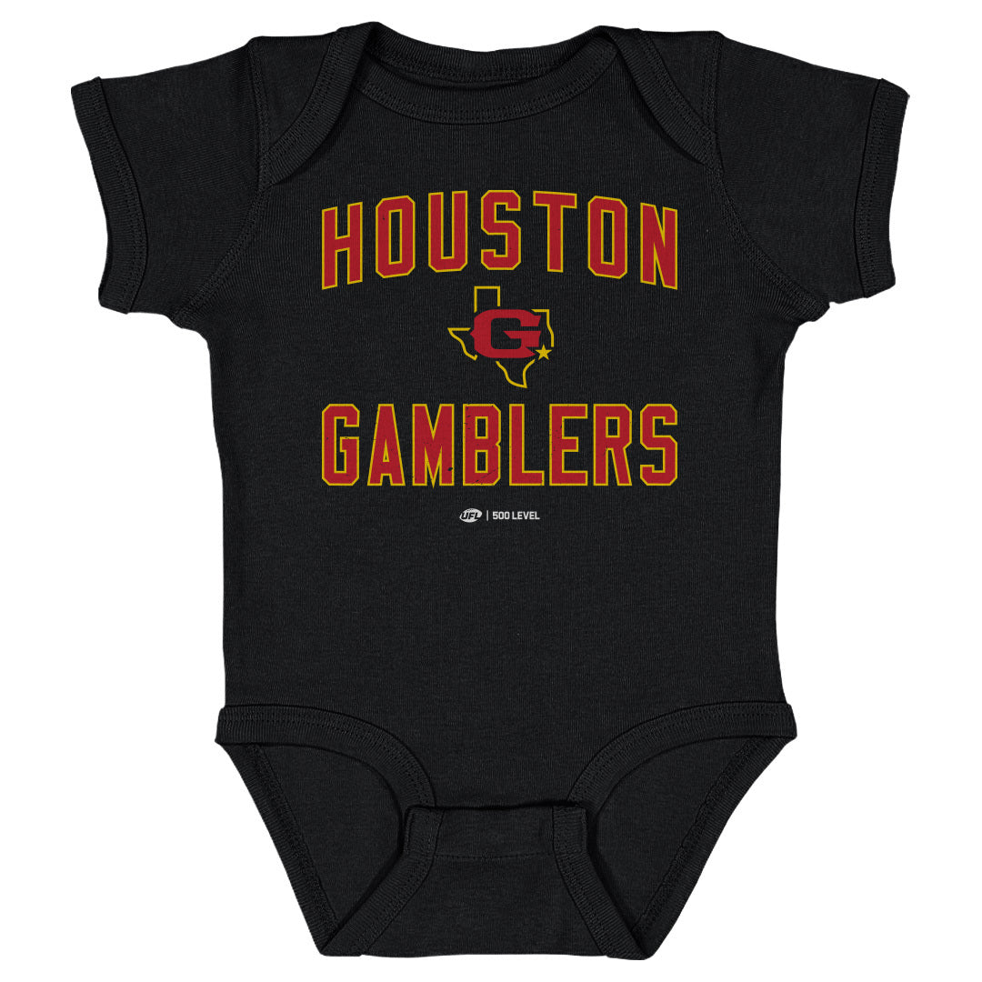 Houston Gamblers Kids Baby Onesie | 500 LEVEL