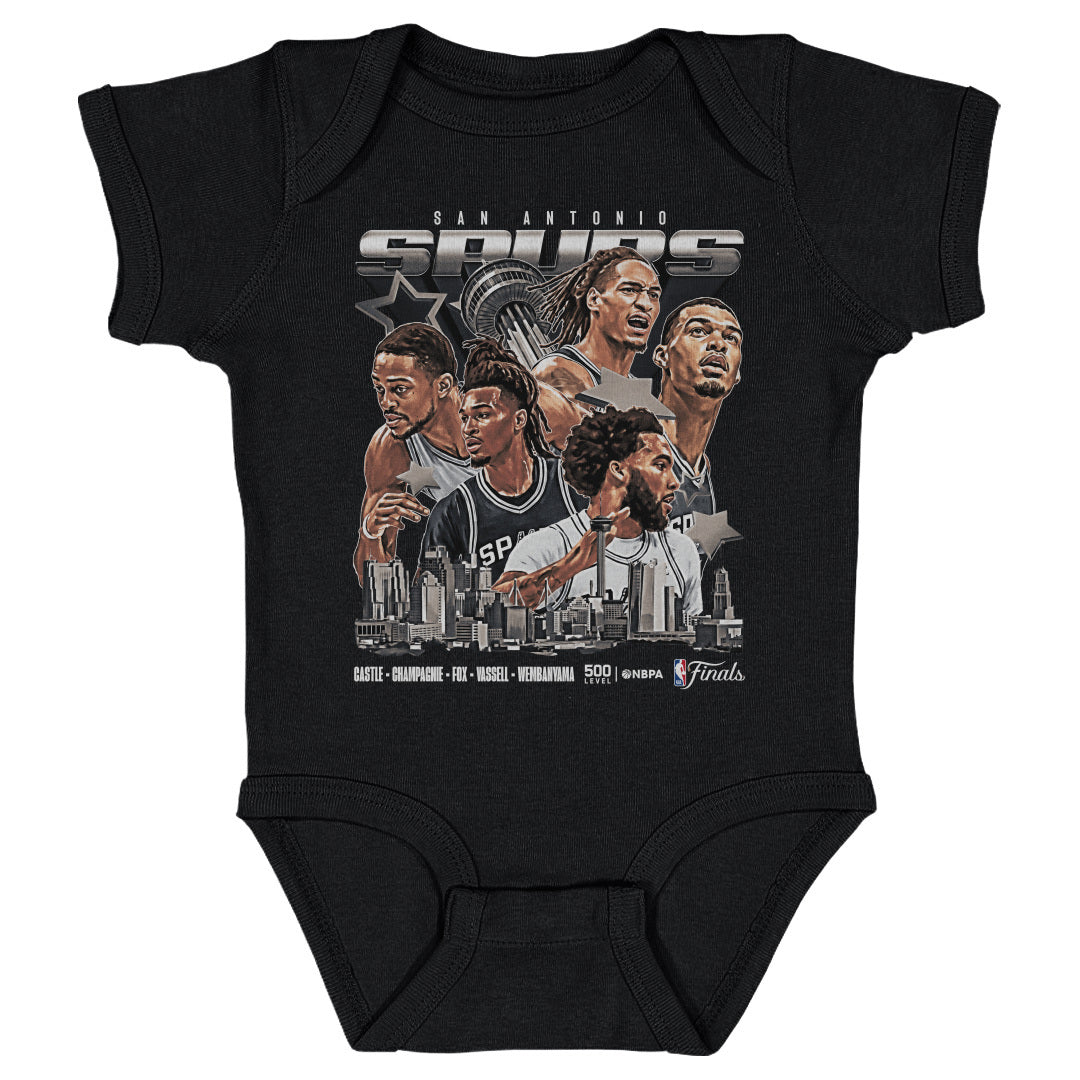 San Antonio Spurs Kids Baby Onesie | 500 LEVEL
